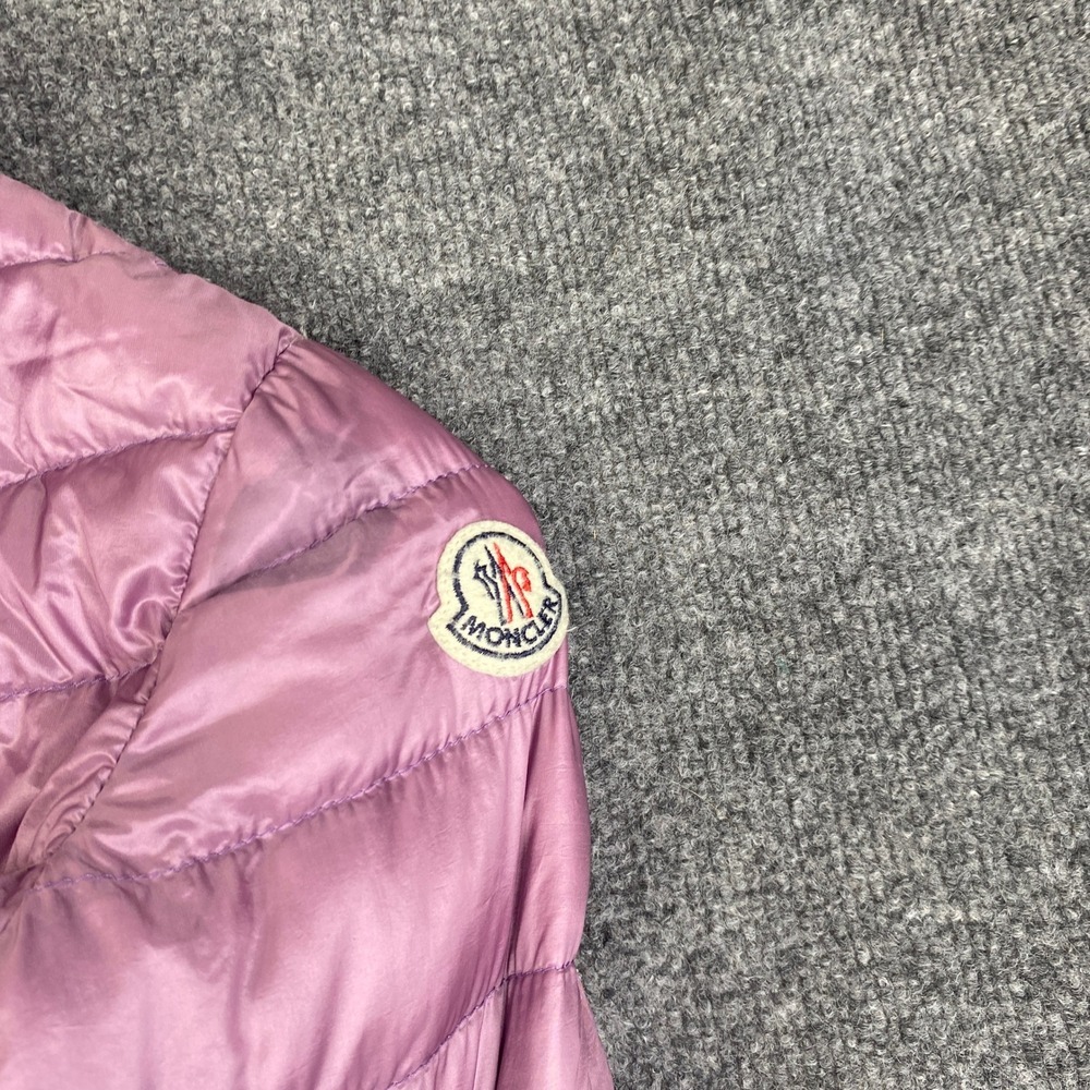 Moncler Lisette Giacca Kids Purple Lightweight Down Puffer Jacket Coat 4195335 - Picture 13 of 15